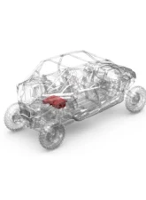 Rockford Fosgate Rear Subwoofer Solution Polaris RZR Pro XP4 2019+                                     - RZR19PXP-RSS - Image 2