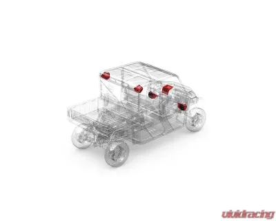 Rockford Fosgate Stage-2 Audio System Polaris Ranger XP 1000 | XP Crew 1000 2018+ - RNGR18-STG2