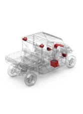 Rockford Fosgate Stage-4 Audio System Polaris Ranger XP 1000 | XP Crew 1000 2018+                                     - RNGR18-STG4 - Image 2