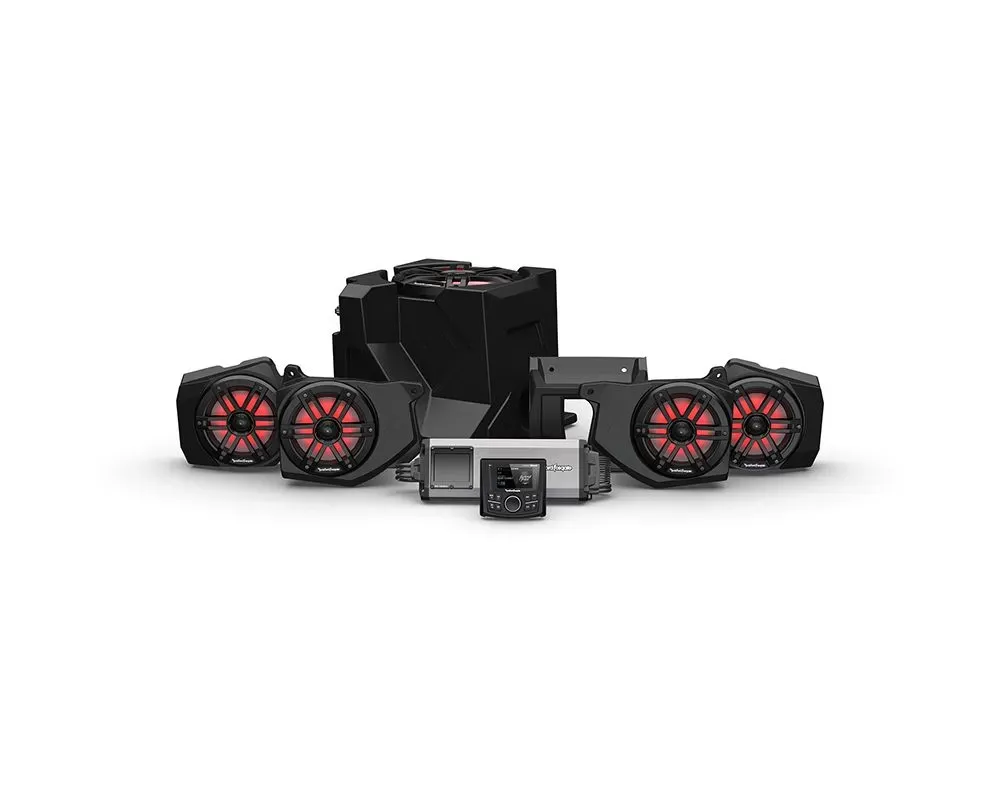Rockford Fosgate Stage-4 Audio System Polaris Ranger XP 1000 | XP Crew 1000 2018+ - RNGR18-STG4