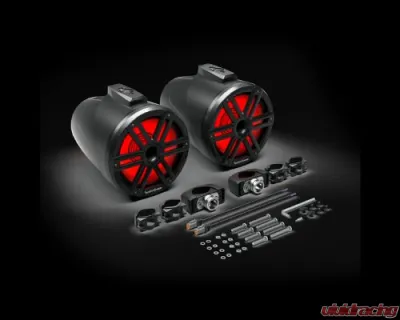 Rockford Fosgate M2 10" Color Optix 2-Way Horn Loaded Tower Speakers Black - M2wl-10hb