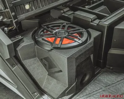 Rockford Fosgate 10" Color Optix Subwoofer Enclosure Polaris Ranger 2018+ - RNGR18-FWE