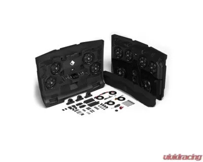 Rockford Fosgate Front & Rear 4 Door Roof Audio Polaris Ranger Crew Models 2018+ - RNGR18-ROOF4M2