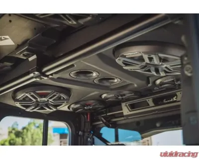 Rockford Fosgate Front & Rear 4 Door Roof Audio Polaris Ranger Crew Models 2018+ - RNGR18-ROOF4M2