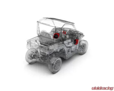 Rockford Fosgate Stage 2 Stereo | Front Lower Speaker Kit Polaris General Models - GNRL-STAGE2