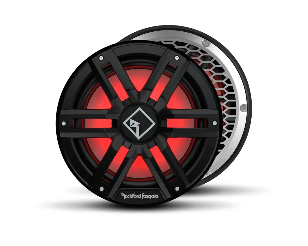 Rockford Fosgate M2 Black 12" DVC 2-Ohms Color Optix Infinite Baffle Marine Subwoofer - M2D2-12IB