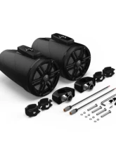 Rockford Fosgate M2 Black 8" Color Optix&trade; 2-Way Wake Tower Speakers (Pair)                                     - M2WL-8B - Image 4