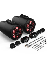 Rockford Fosgate M2 Black 8" Color Optix&trade; 2-Way Horn Loaded Wake Tower Speakers  (Pair)                                     - M2WL-8HB - Image 7