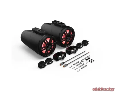 Rockford Fosgate M2 Black 8" Color Optix&trade; 2-Way Horn Loaded Wake Tower Speakers  (Pair) - M2WL-8HB