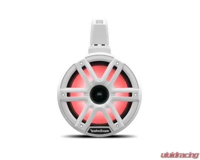 Rockford Fosgate M2 White 8" Color Optix&trade; 2-Way Horn Loaded Wake Tower Speakers  (Pair) - M2WL-8H