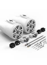 Rockford Fosgate M2 White 8" Color Optix&trade; 2-Way Wake Tower Speakers (Pair)                                     - M2WL-8 - Image 5