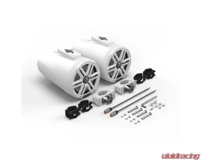 Rockford Fosgate M2 White 8" Color Optix&trade; 2-Way Wake Tower Speakers (Pair) - M2WL-8