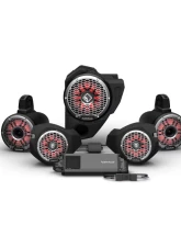 Rockford Fosgate Ride Command 3-Way Interface 1500 Watt Front Color Optic Speaker Subwoofer & Rear Horn Speaker Kit Polaris RZR 2014+                                     - RZR14RC-STG6 - Image 3