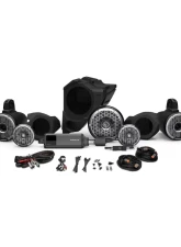 Rockford Fosgate Ride Command 3-Way Interface 1500 Watt Front Color Optic Speaker Subwoofer & Rear Horn Speaker Kit Polaris RZR 2014+                                     - RZR14RC-STG6 - Image 2