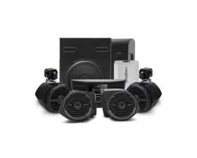 Rockford Fosgate Stage 4 400 Watt Amplified Stereo | Front Lower Speaker | Subwoofer | Rear Speaker Kit Yamaha YXZ Models