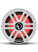 Rockford Fosgate M2 White 10" DVC 2-Ohms Color Optix Sealed Enclosure Marine Subwoofer                                     - M2D2-10S - Image 2