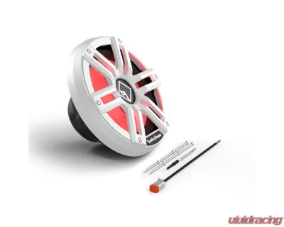 Rockford Fosgate M2 White 10" DVC 2-Ohms Color Optix Sealed Enclosure Marine Subwoofer - M2D2-10S