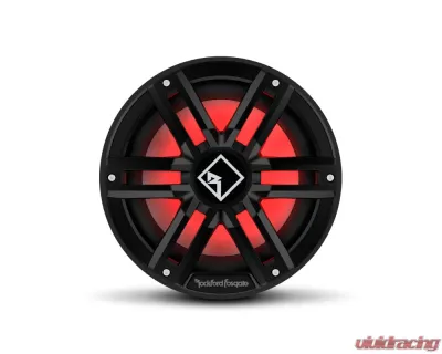 Rockford Fosgate M2 Black 10" DVC 2-Ohms Color Optix Sealed Enclosure Marine Subwoofer - M2D2-10SB