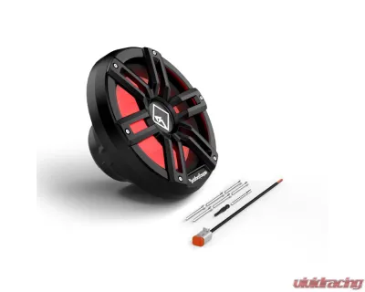 Rockford Fosgate M2 Black 10" DVC 2-Ohms Color Optix Sealed Enclosure Marine Subwoofer - M2D2-10SB