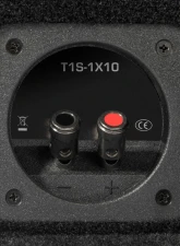 Rockford Fosgate Power Single 10" T1 Slim Sealed Loaded Enclosure                                     - T1S-1X10 - Image 6