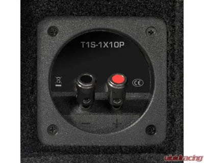 Rockford Fosgate Power Single 10" T1 Slim Vented Loaded Enclosure - T1S-1X10P