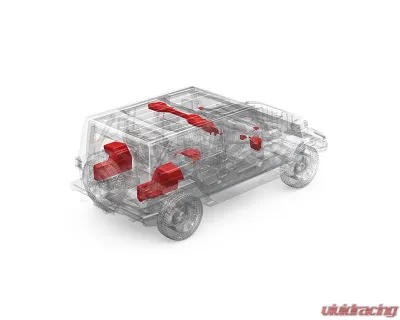 Rockford Fosgate 1800 Watt All-In-One Audio Kit Jeep Wrangler Unlimited JL 2018-2023 - 18WRNGLER-STG5