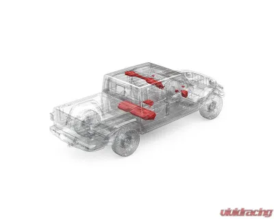 Rockford Fosgate 1800 Watt All-In-One Audio Kit Jeep Gladiator JT 2020+ - 20GLADR-STG5