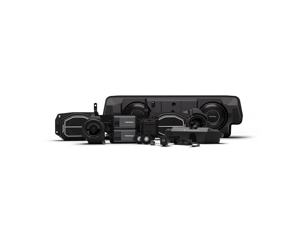 Rockford Fosgate 1800 Watt All-In-One Audio Kit Jeep Gladiator JT 2020+ - 20GLADR-STG5