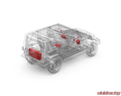 Rockford Fosgate 1800 Watt All-In-One Audio Kit Jeep Wrangler JL 2024+ - 24WRNGLER-STG3