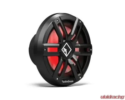 Rockford Fosgate M2 10 Inch DVC 4 Ohm Color Optix Infinite Baffle Marine Subwoofer Black Gen 2 - M2D4-10IB-G2