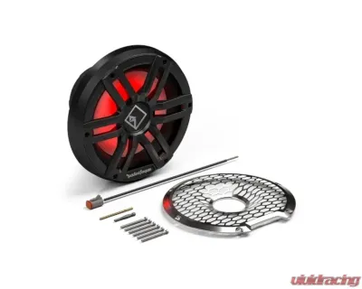 Rockford Fosgate M2 10 Inch DVC 4 Ohm Color Optix Infinite Baffle Marine Subwoofer Black Gen 2 - M2D4-10IB-G2