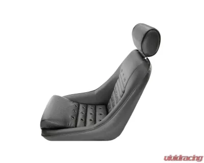 Cobra Black Vinyl Classic RS Forty Seat w/ Basket Weave Centers - C CLASSIC RS FORTY