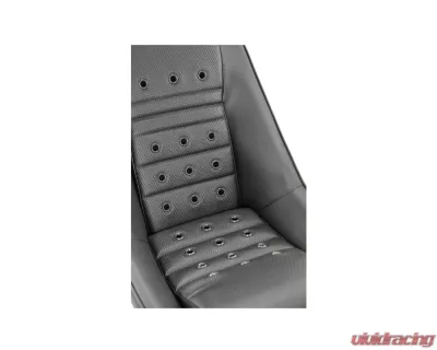 Cobra Black Vinyl Classic RS Forty Seat w/ Basket Weave Centers - C CLASSIC RS FORTY