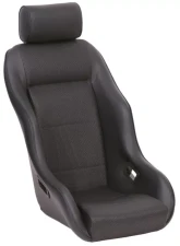 Cobra Black Leather Classic RSR (70s Porsche Style) w/ Headrest                                     - C CRSR-L-BK - Image 2