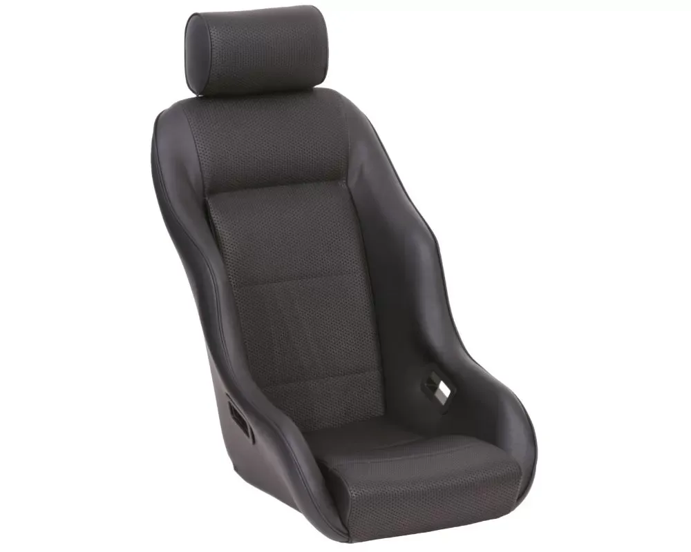 Cobra Black Vinyl Classic RSR (70s Porsche Style) w/ Headrest - C CRSR-V-BK