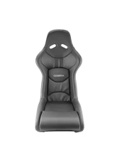 Cobra Black Vinyl Nogaro Circuit GRP Composite Low Profile Seats                                     - C N-STK-CL-G-V - Image 2
