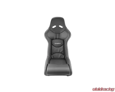 Cobra Black Vinyl Nogaro Circuit GRP Composite Low Profile Seats - C N-STK-CL-G-V