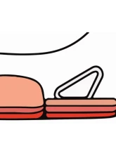 Cobra Standard Profile Black Pro-fit Wide Back Cushion                                     - C PFC-W-BAK-STD-BK - Image 2