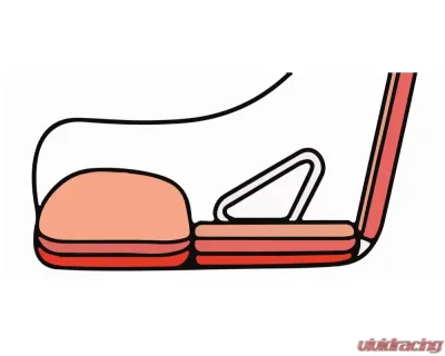 Cobra Standard Profile Black Pro-fit Wide Back Cushion - C PFC-W-BAK-STD-BK