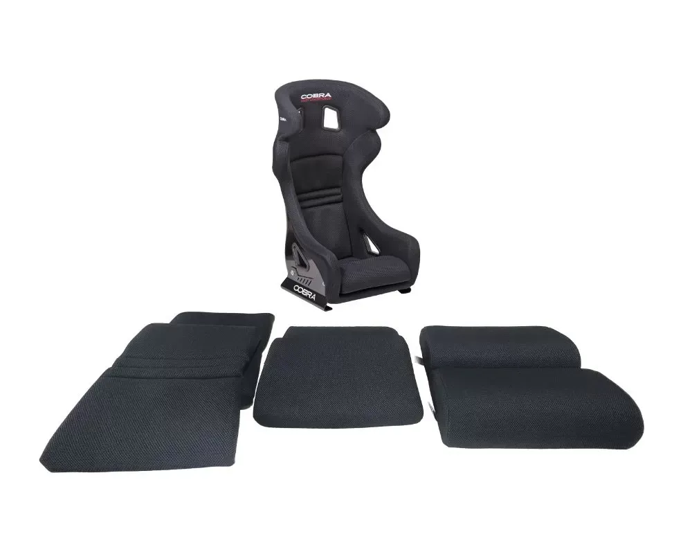 Cobra Low Profile Black Pro-fit Wide Bottom Cushion - C PFC-W-BOT-LOW-BK
