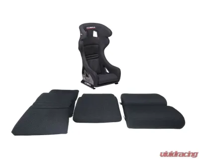 Cobra Low Profile Black Pro-fit Wide Front Thigh Cushion - C PFC-W-FR-LOW-BK