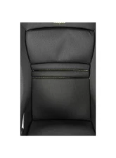 Cobra Black Spacer Fabric Sebring Profit GT GRP Seats w/ Yellow Stitching Walero                                     - C SEPF-X-BLK-W-GRP - Image 4