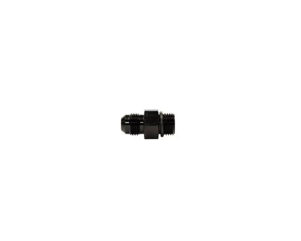 Fleece Performance -6 to 9/16 inch-18 Straight Male Black Fleece Performance w/ O-Ring - FPE-APT-916-06