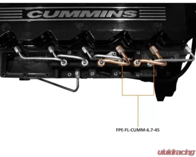 Fleece Performance Number 4 & Number 5 Injection Line Dodge RAM | RAM 2500/3500 6.7L Cummins - FPE-FL-CUMM-6.7-45