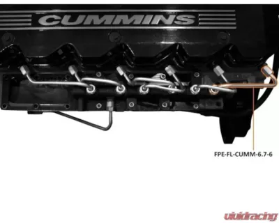 Fleece Performance Number 6 Injection Line Dodge RAM | RAM 2500/3500 6.7L Cummins - FPE-FL-CUMM-6.7-6