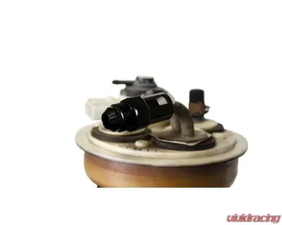 Fleece Performance 3/8" Quick Connect to -8AN Male Adapter for OEM Sending Unit Dodge RAM | RAM 2500/3500 Cummins - FPE-QUCON-OE-38
