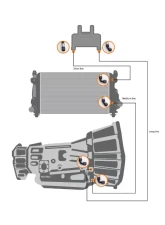 Fleece Performance Transmission Cooler Line Set Chevrolet Silverado | GMC Sierra 2500 | 3500 6.6L L5P Duramax 2017-2019                                     - FPE-TL-L5P-1719 - Image 3