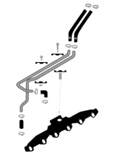 Fleece Performance Replacement Heater Core Line Kit Dodge 12V Cummins 1989-1998                                     - FPE-CUMM-SSHCL-12V - Image 2