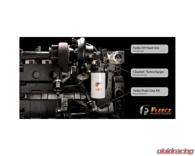 Fleece Performance Turbo Drain Tube Kit Dodge Ram 5.9L Cummins 1994-2002 - FPE-CTDT-HX35-KIT