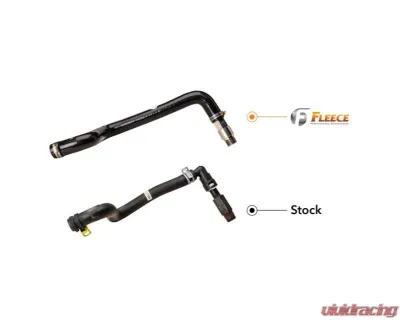 Fleece Performance Heater Core Coolant Feed Hose and Fitting Dodge Ram 2003-2024 - FPE-CUMM-HCL-0324